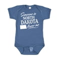 thumbnail image 1 of Inktastic Someone in North Dakota Loves Me Boys or Girls Baby Bodysuit, 1 of 5
