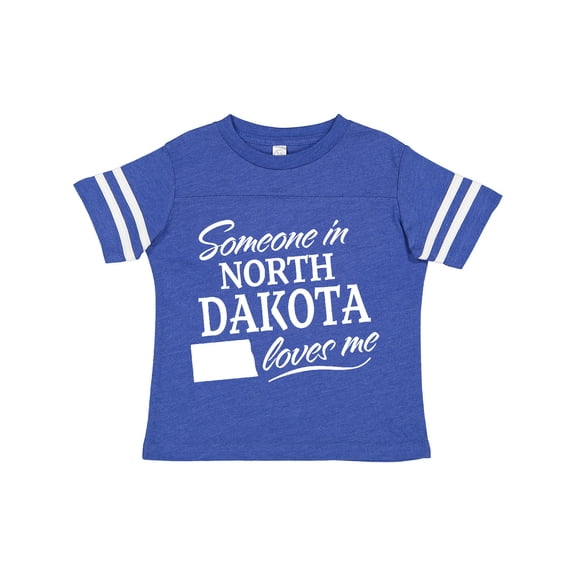 Inktastic Someone in North Dakota Loves Me Boys or Girls Toddler T-Shirt