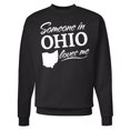 thumbnail image 1 of Inktastic Someone in Ohio Loves Me Adult Sweatshirt, 1 of 4