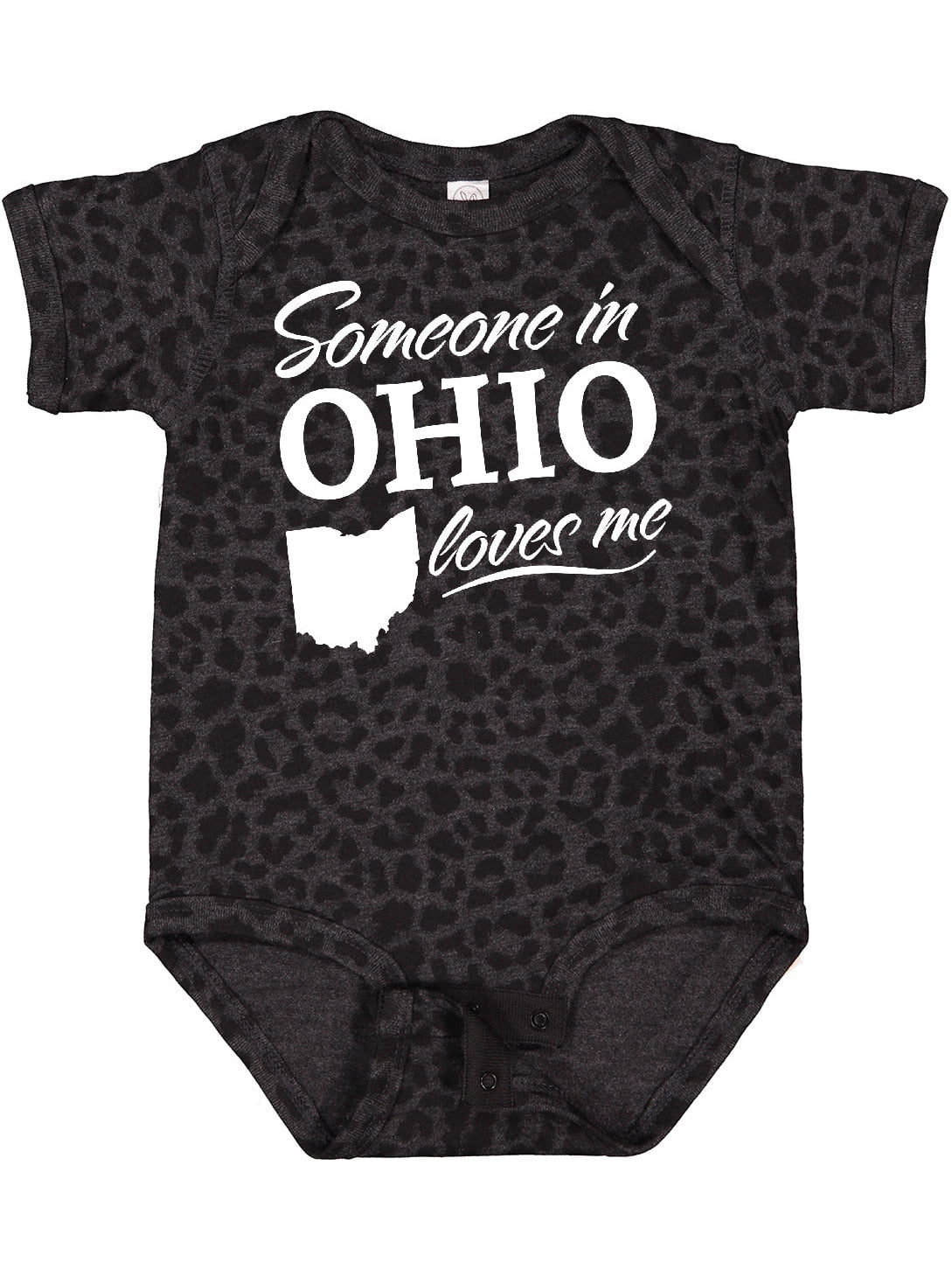 Inktastic Someone in Ohio Loves Me Boys or Girls Baby Bodysuit
