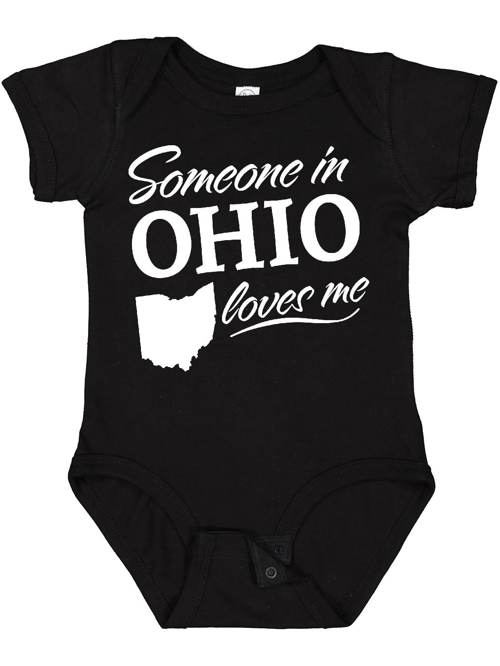 Inktastic Someone in Ohio Loves Me Boys or Girls Baby Bodysuit