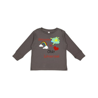 Inktastic Someone in Ohio Loves Me! Boys or Girls Long Sleeve Toddler T-Shirt