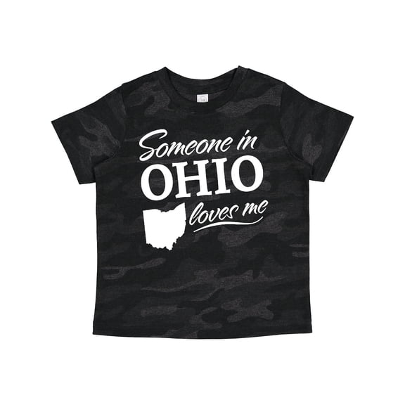 Inktastic Someone in Ohio Loves Me Boys or Girls Toddler T-Shirt
