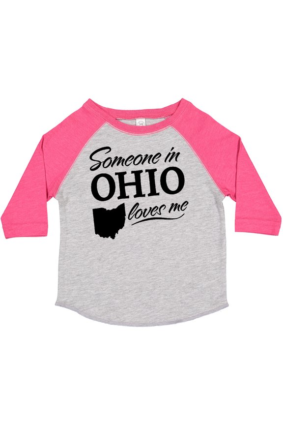 Someone in Ohio Loves Me Boys or Girls Toddler T-Shirt