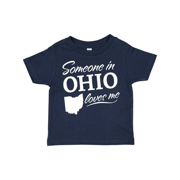 Inktastic Someone in Ohio Loves Me Boys or Girls Toddler T-Shirt
