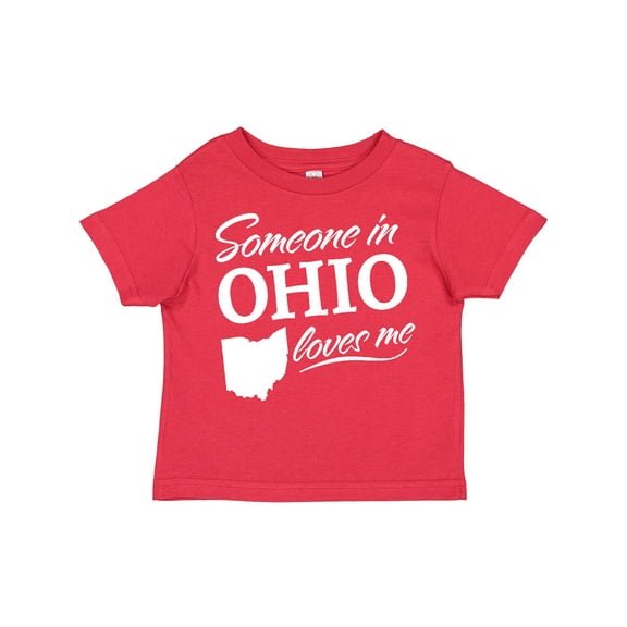 Inktastic Someone in Ohio Loves Me Boys or Girls Toddler T-Shirt