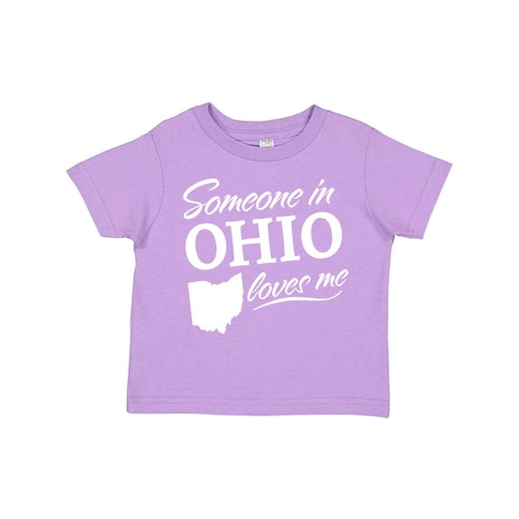 Inktastic Someone in Ohio Loves Me Boys or Girls Toddler T-Shirt