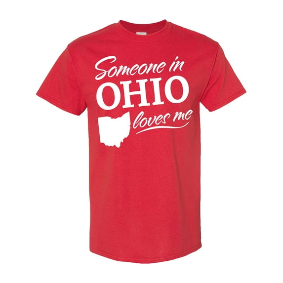 Inktastic Someone in Ohio Loves Me T-Shirt