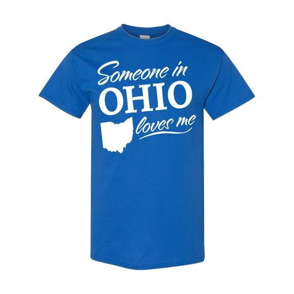 Inktastic Someone in Ohio Loves Me T-Shirt