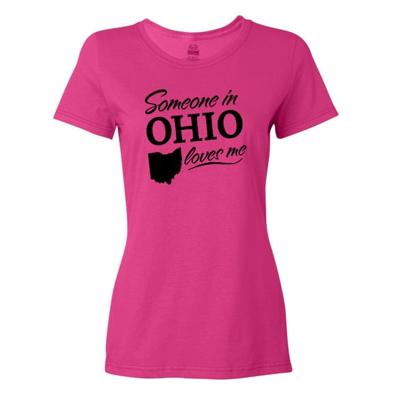 Inktastic Someone in Ohio Loves Me Women's T-Shirt