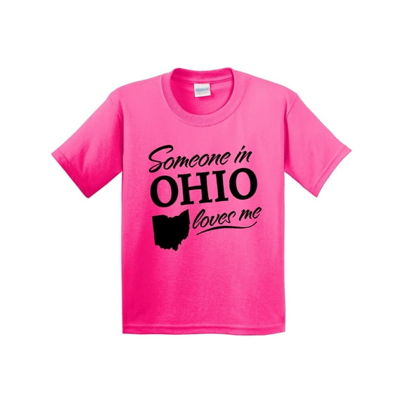 Inktastic Someone in Ohio Loves Me Youth T-Shirt