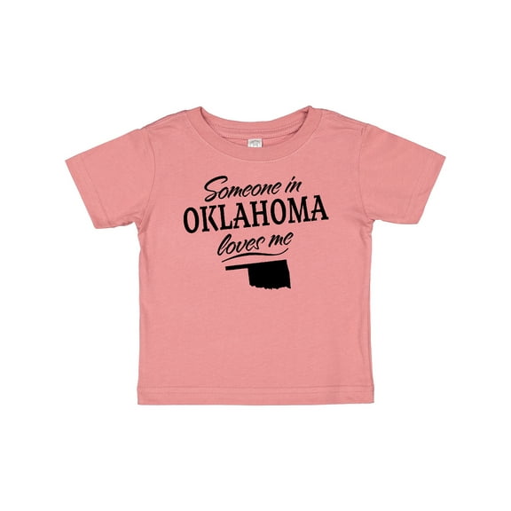 Inktastic Someone in Oklahoma Loves Me Boys or Girls Baby T-Shirt