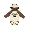 thumbnail image 1 of Inktastic Someone in Oklahoma Loves Me Boys or Girls Long Sleeve Baby Bodysuit, 1 of 5