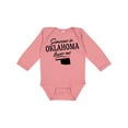 thumbnail image 1 of Inktastic Someone in Oklahoma Loves Me Boys or Girls Long Sleeve Baby Bodysuit, 1 of 5