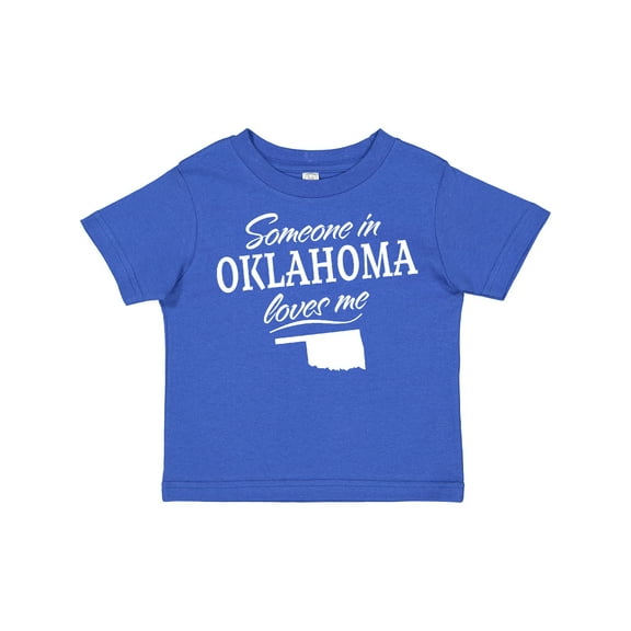 Inktastic Someone in Oklahoma Loves Me Boys or Girls Toddler T-Shirt