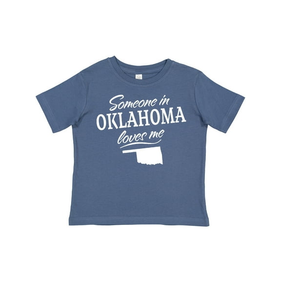 Inktastic Someone in Oklahoma Loves Me Boys or Girls Toddler T-Shirt