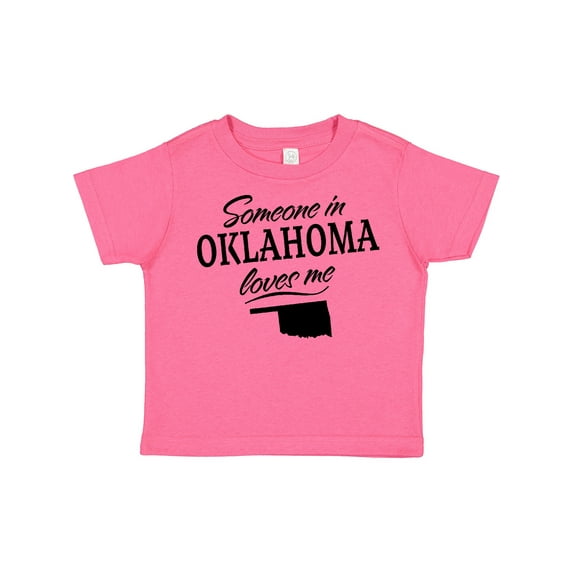 Inktastic Someone in Oklahoma Loves Me Boys or Girls Toddler T-Shirt