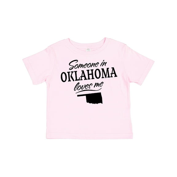 Inktastic Someone in Oklahoma Loves Me Boys or Girls Toddler T-Shirt