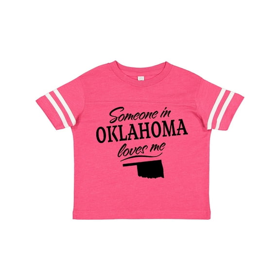 Inktastic Someone in Oklahoma Loves Me Boys or Girls Toddler T-Shirt