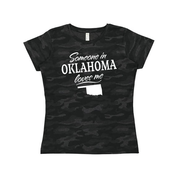 Inktastic Someone in Oklahoma Loves Me Women's T-Shirt