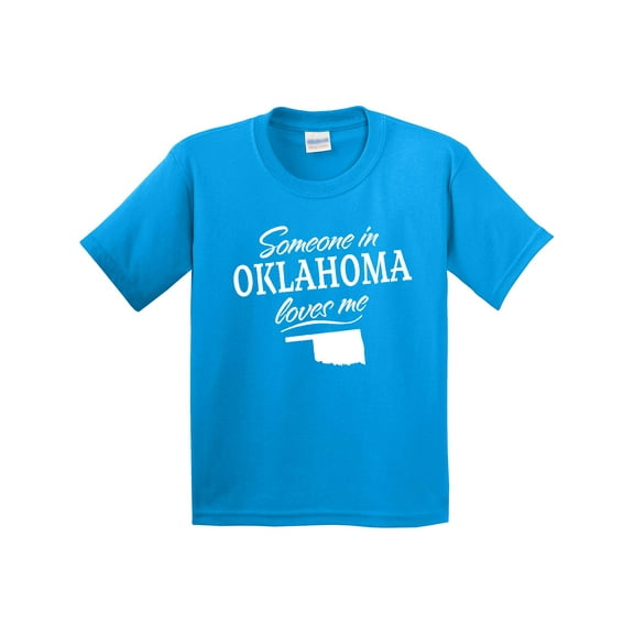 Inktastic Someone in Oklahoma Loves Me Youth T-Shirt