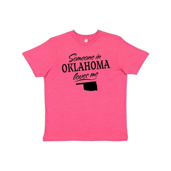 Inktastic Someone in Oklahoma Loves Me Youth T-Shirt