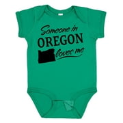 Inktastic Someone in Oregon Loves Me Boys or Girls Baby Bodysuit