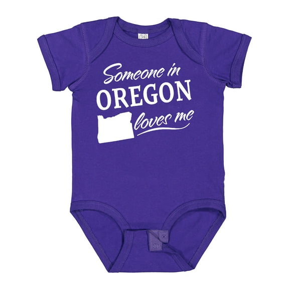 Inktastic Someone in Oregon Loves Me Boys or Girls Baby Bodysuit