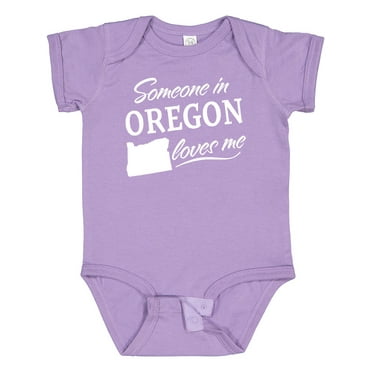 Inktastic Someone in Oregon Loves Me Boys or Girls Baby Bodysuit