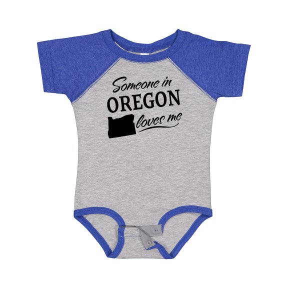 Inktastic Someone in Oregon Loves Me Boys or Girls Baby Bodysuit