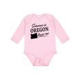 thumbnail image 1 of Inktastic Someone in Oregon Loves Me Boys or Girls Long Sleeve Baby Bodysuit, 1 of 5