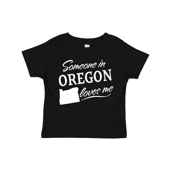 Inktastic Someone in Oregon Loves Me Boys or Girls Toddler T-Shirt