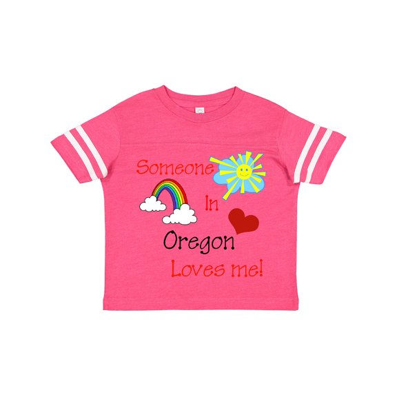 Inktastic Someone in Oregon Loves Me Boys or Girls Toddler T-Shirt