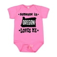 thumbnail image 1 of Inktastic Someone in Oregon Loves Me Gift Boys or Girls Baby Bodysuit, 1 of 5