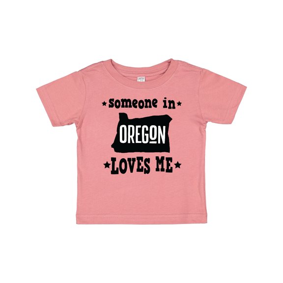 Inktastic Someone in Oregon Loves Me Gift Boys or Girls Baby T-Shirt