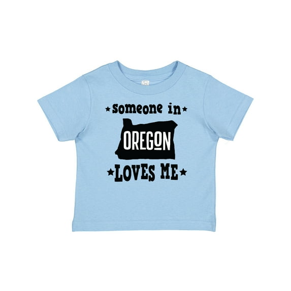 Inktastic Someone in Oregon Loves Me Gift Boys or Girls Baby T-Shirt