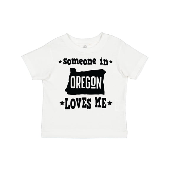 Inktastic Someone in Oregon Loves Me Boys or Girls Toddler T-Shirt