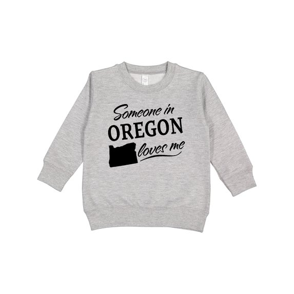 Inktastic Someone in Oregon Loves Me Toddler Sweatshirt