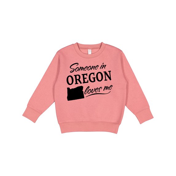 Inktastic Someone in Oregon Loves Me Toddler Sweatshirt