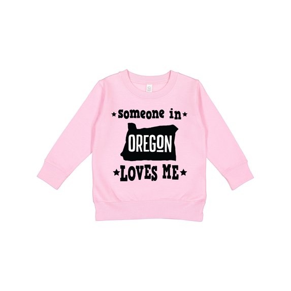 Inktastic Someone in Oregon Loves Me Toddler Sweatshirt