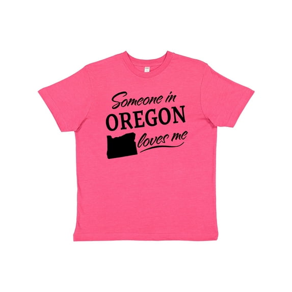 Inktastic Someone in Oregon Loves Me Youth T-Shirt