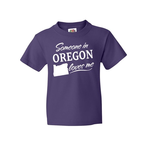 Inktastic Someone in Oregon Loves Me Youth T-Shirt
