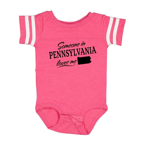 Inktastic Someone in Pennsylvania Loves Me Boys or Girls Baby Bodysuit