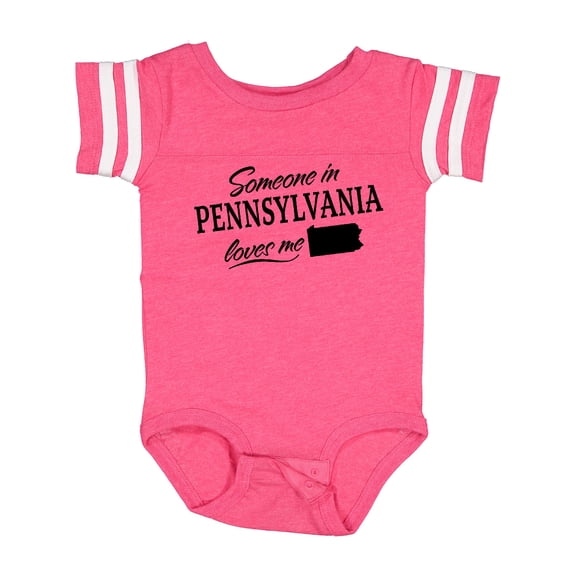 Inktastic Someone in Pennsylvania Loves Me Boys or Girls Baby Bodysuit
