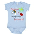 thumbnail image 1 of Inktastic Someone in Pennsylvania Loves Me Boys or Girls Baby Bodysuit, 1 of 5