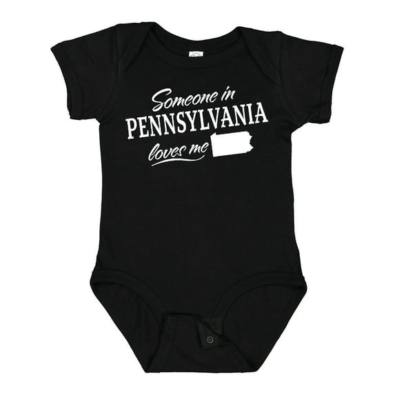 Inktastic Someone in Pennsylvania Loves Me Boys or Girls Baby Bodysuit