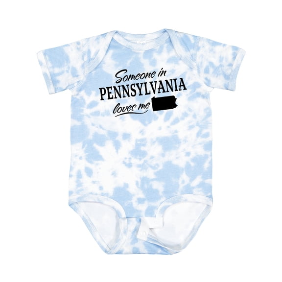 Inktastic Someone in Pennsylvania Loves Me Boys or Girls Baby Bodysuit