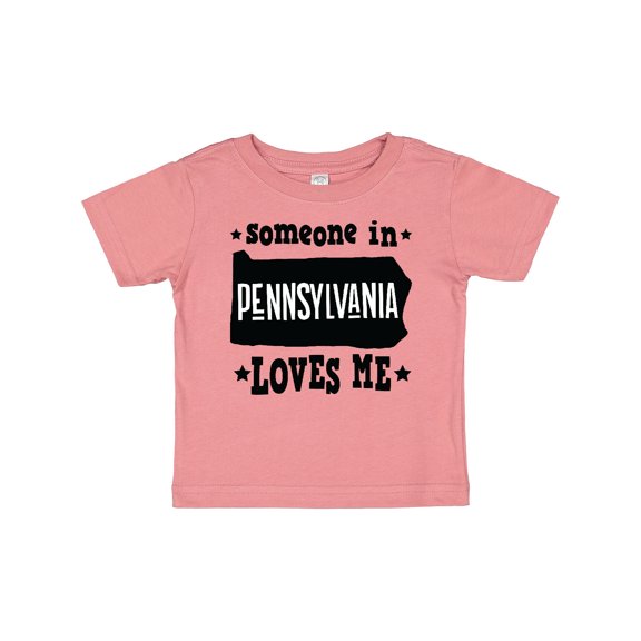 Inktastic Someone in Pennsylvania Loves Me Boys or Girls Baby T-Shirt