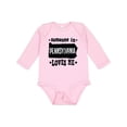 thumbnail image 1 of Inktastic Someone in Pennsylvania Loves Me Boys or Girls Long Sleeve Baby Bodysuit, 1 of 5