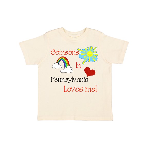 Inktastic Someone in Pennsylvania Loves Me Boys or Girls Toddler T-Shirt